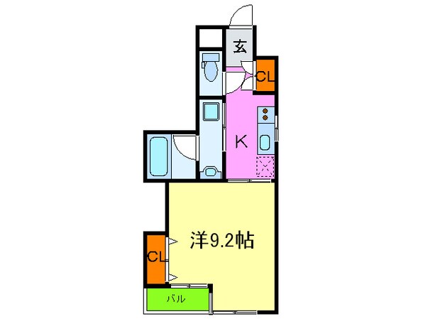 オルタンシア下山手の物件間取画像